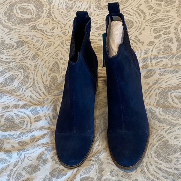 Toms Blue Ankle Boots - Picture 3 of 6